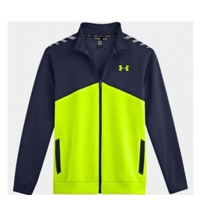Under Armour NFL Combine Authentic ColdGear Infrared Warm-Up Jacket -Navy size S